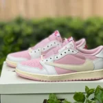 Travis Scott x Air Jordan 1 Low Golf DM7866-600 White Pink DG 2.0