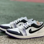 Air Jordan 1 Low HF5759-101 White Black Purple Retro