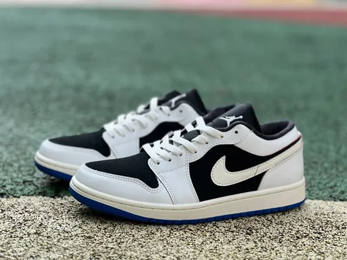 Air Jordan 1 Low HQ0764-001 White Black Streetball Pure Version