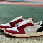 Air Jordan 1 Low HV6157-100 Black Red White Silk DG Version