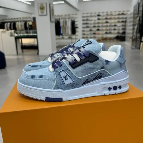 Louis Vuitton Trainer Blue Denim