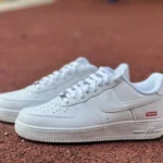 Supreme x Nike Air Force 1 White Red CU9225-101