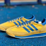 Adidas SL 72 Yellow Blue Retro Sneakers IE6526