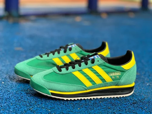 Adidas SL 72 Green Yellow Retro Sneakers IG2133