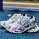 Balenciaga 7.5 White Pink Blue Pure Original Vintage Dad Shoes