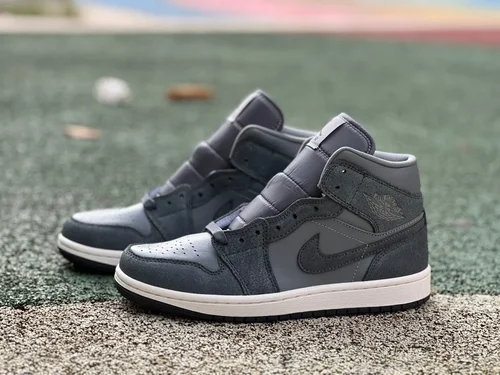 Air Jordan 1 Mid SE FJ3448-001 Dark Grey Casual Shoes