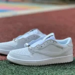 Travis Scott x Air Jordan 1 Low Golf DM7866-202 Triple White Reverse Swoosh