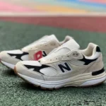 New Balance 993 Beige Black Retro Running Shoes U993WS