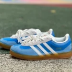 Bad Bunny x Adidas Gazelle Blue White Retro Sneakers IF9734