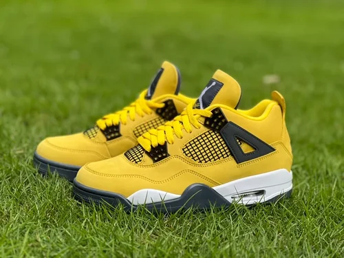 Air Jordan 4 CT8527-700 Black Yellow