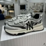 MLB Chunky Runner Black Silver Running Shoes