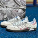 Adidas Samba OG White Grey Pink Retro Sneakers