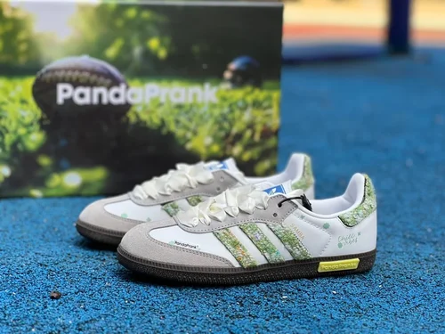 Adidas Samba OG White Green Retro Sneakers