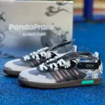 Adidas Samba OG Dragon Year Grey Black Silver Retro Sneakers