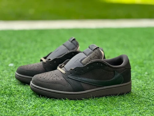 Travis Scott x Air Jordan 1 Low DM7866-202 Black Brown 2.0 Reverse Swoosh