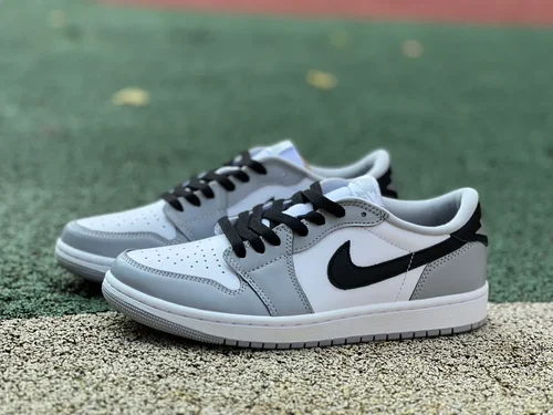 Air Jordan 1 Low CZ0790-110 White Grey Black Hook DT Version