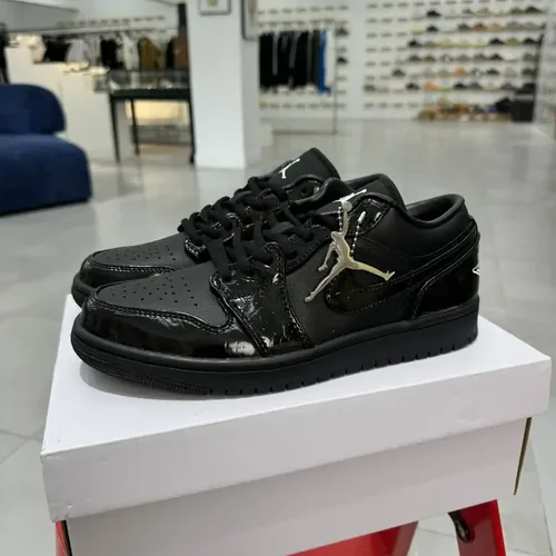 Air Jordan 1 Low Black Patent HJ7743-010