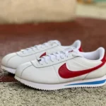 Nike Cortez White Red Classic Sneakers FZ1347-100