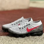 Nike Air VaporMax FK White Grey Red Casual Shoes 849558-020