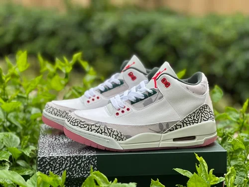 Air Jordan 3 Retro Wings HM6993-100 Beige Grey Pink