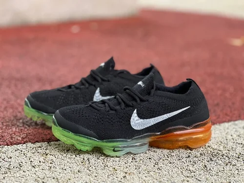 Nike Air VaporMax FK Black Green Orange Casual Shoes DV1678-014