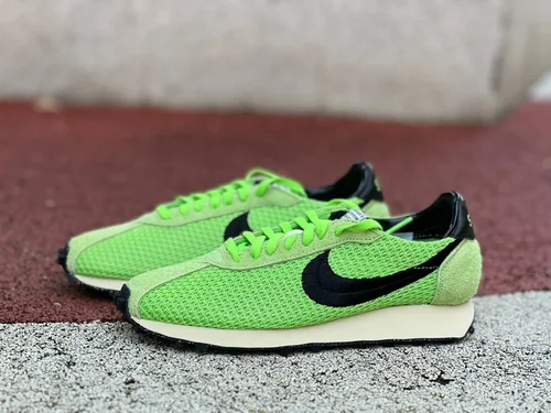 Nike Stussy x Roshe Run Green Black Running Shoes FQ5369-300