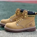 Caterpillar Crystal Sole Wheat Yellow Boots - Outdoor Work Boots