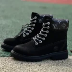 Timberland x LOUIS VUITTON High-Top Boots in Black