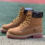 Timberland x LOUIS VUITTON High-Top Boots in Brown