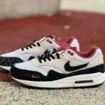 Nike Air Max 1 PRM Black White Pink Unisex Running Shoes FD5743-200