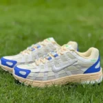 Nike P-6000 Beige Yellow Blue Casual Sneakers FJ5443-113