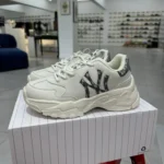 MLB BigBall Chunky Dad Shoes White Black NY Yankees