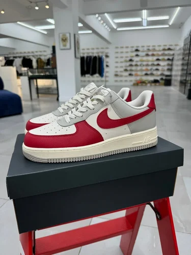 Nike Air Force 1 White Grey Red HJ9094-012