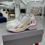 Balenciaga Paris 7.0 Runner White Pink Yellow Sneakers