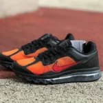 Nike Air Max 2013 Black Orange Cushioned Running Shoes HF4884-873