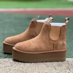 UGG Thick Sole Brown High Top Boots