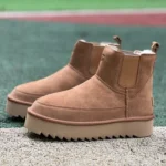 UGG Thick Sole Wheat Yellow High Top Boots