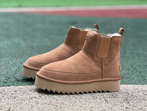 UGG Thick Sole Wheat Yellow High Top Boots