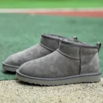 UGG Flat Sole Grey Mid Top Boots