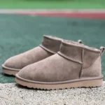 UGG Flat Sole Apricot Mid Top Boots