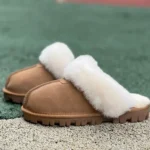 UGG Fur Slippers Brown