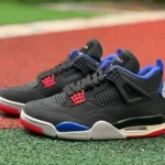 Air Jordan 4 Rare Air FV5029-003 Black Red Blue