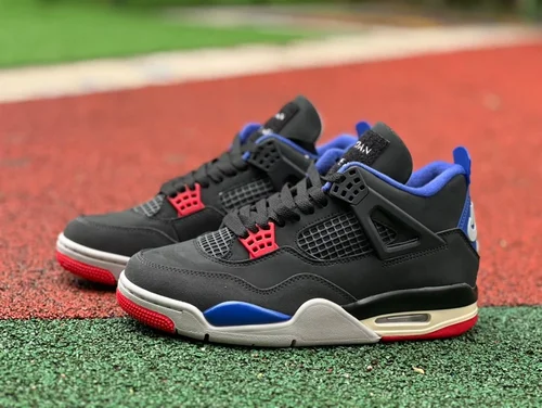 Air Jordan 4 Rare Air FV5029-003 Black Red Blue