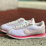 Nike Cortez White Grey Pink Classic Sneakers HF6410-666