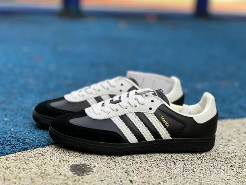 Adidas Samba OG 75th Anniversary Black Retro Sneakers JP5282