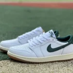 Air Jordan 1 Low DZ0775-133 White Green Oxidized DT Version