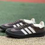 Adidas x Gucci Gazelle Black Brown Retro Sneakers