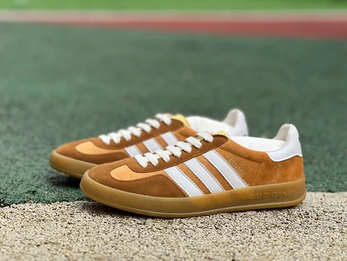 Adidas x Gucci Gazelle Yellow Retro Sneakers