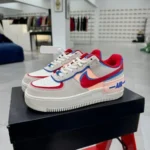 Nike Air Force 1 Shadow Grey Red Blue CU8591-100