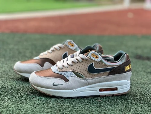 Division St. x Nike Air Max 1 University of Oregon Beige Brown HQ2640-20